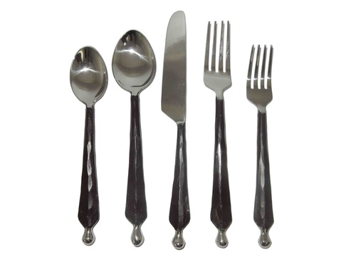Brown Ridge Ball Flatware Serving Set