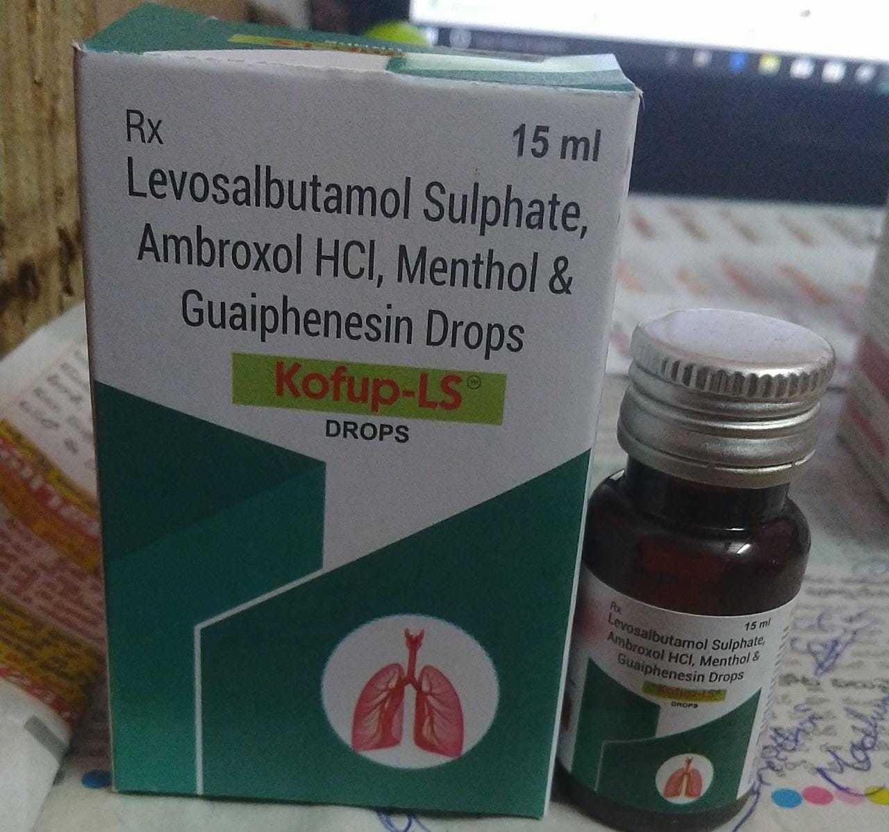 15ml Levosalbutamol Sulphate Ambroxol Guaiphenesin Syrup