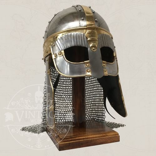 Helmet a Medieval Viking (Chainmail)