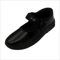Girls Belly School Shoes - Pvc, Pu, Ronix, Mesh Material | Size 5 To 11, Black Color, Washable, Breathable Comfort