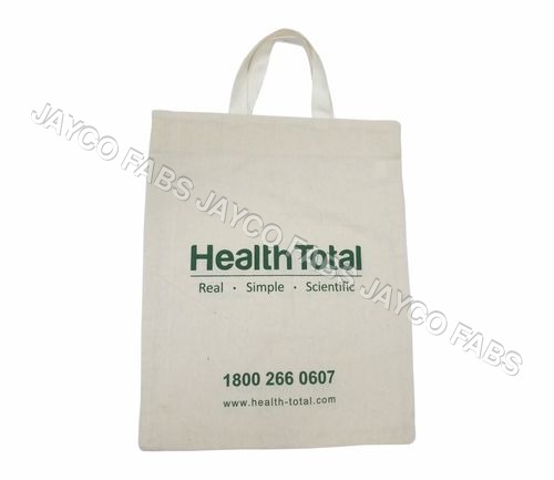 Cotton Bag - 15-20 Inch Double String Design | 100% Bio-degradable, Eco-friendly Fabric with Custom Print Options