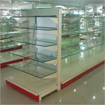 Departmental Display Glass Rack