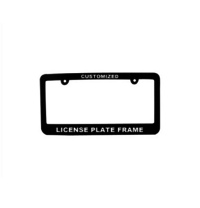 Features for license plate frames/license plate holders 10
