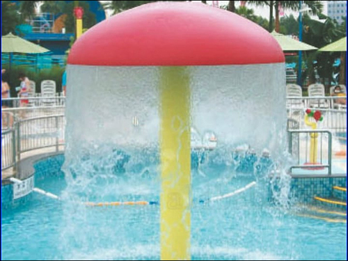 Pvc Swimming Pool Umbrella Fountain