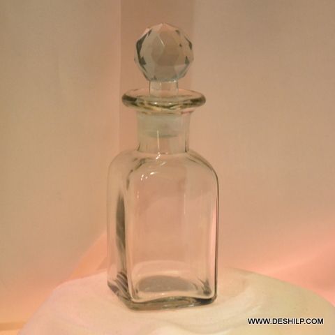 Clear Glass Small Decanter Bottle