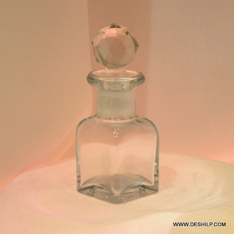 Clear Glass Small Decanter Bottle