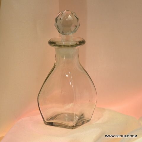 Glass Clear Perfume Bottle & Decanter