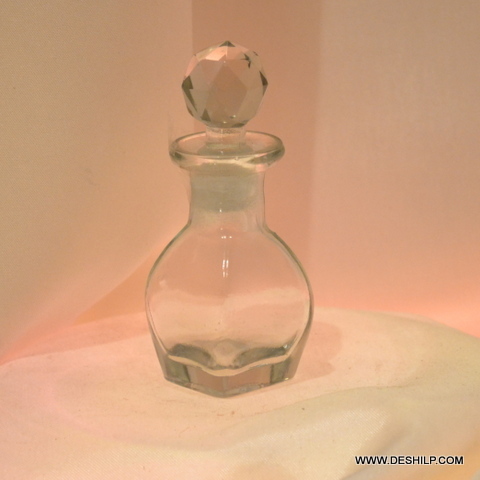Clear Perfume Bottle Glass Made