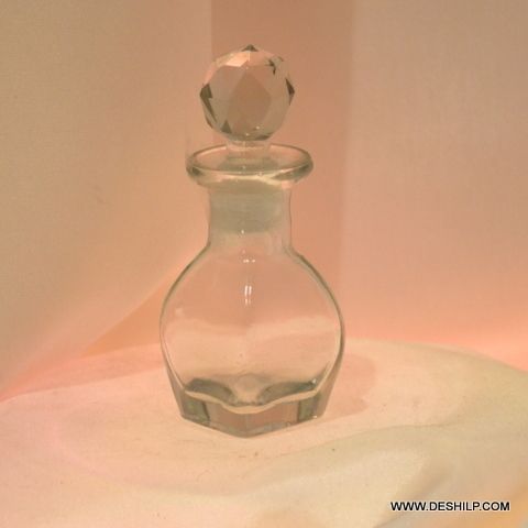 Clear Perfume Bottle Glass Made