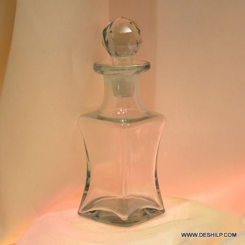 Transparent Perfume Bottle With Stopper