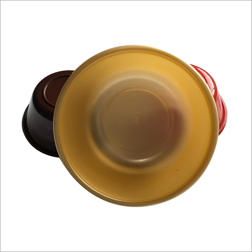 Round Plastic Bowl - Elegant Design, Premium Quality Material, Impressive Surface Texture, Essential Kitchen Dishware