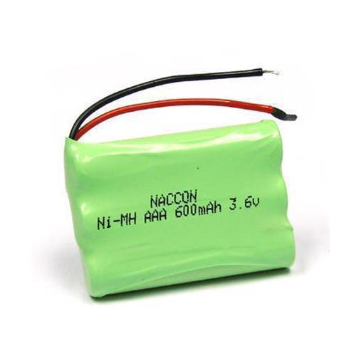 3.6 V 600 MAH Ni-MH Battery