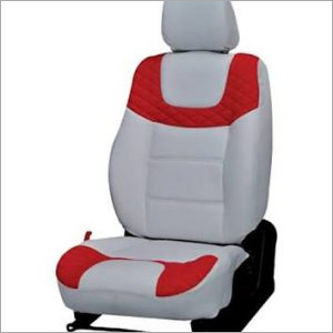 White PU Leather Car Seat Cover