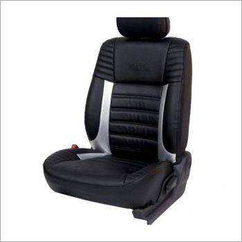 Black Synthetic Leather Car Seat Cover