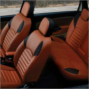 Dark Brown PU Leather Car Seat Cover