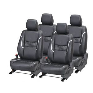Grey PU Leather Car Seat Cover
