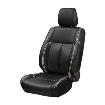 Black PU Leather Car Seat Cover