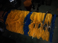 Snow sweeping brush