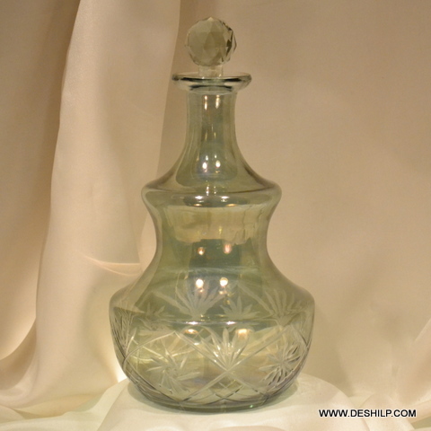 Colorful Glass Perfume Bottle & Decanter