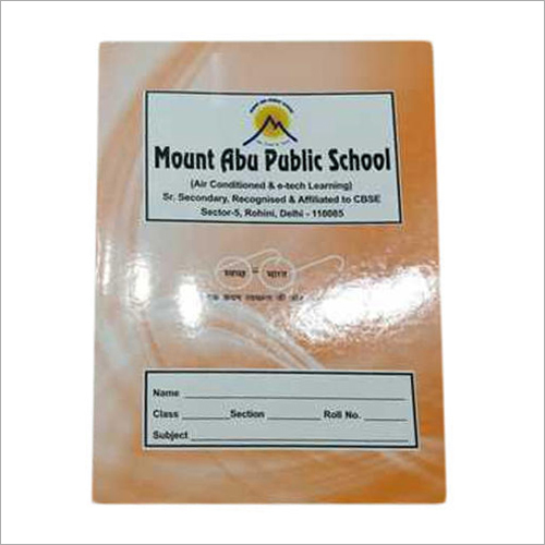 Customized Perfect Bound School Notebook