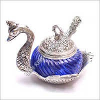 Silver Plated Decorative Duck Spoon
