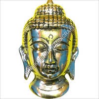 Silver Plated Aluminum Buddha Statue