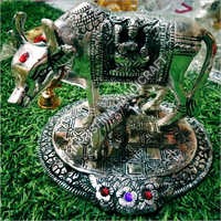 Silver Plated Aluminum Cow