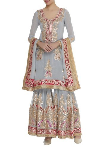 Ladies Designer Sharara Suit Ladies Designer Sharara Suit