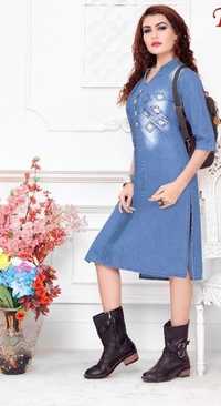 Ladies Tunic Dress Decoration Material: Cloths