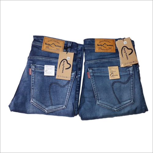 Faded Blue Mens Jeans
