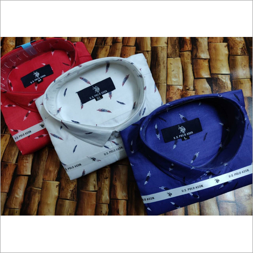Blue And Also Available In Mulicolor Mens Printed Shirt