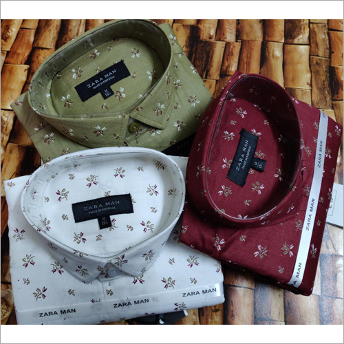 White And Also Available In Mulicolor Mens Printed Casual Shirts