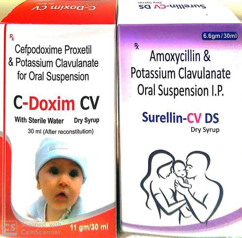 Amoxicillin clavulanic acid dry syrup