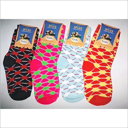 Mixed Color Kids Terry Socks