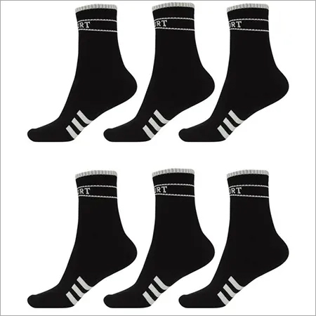 Mens Stripe Cotton Ankle Socks