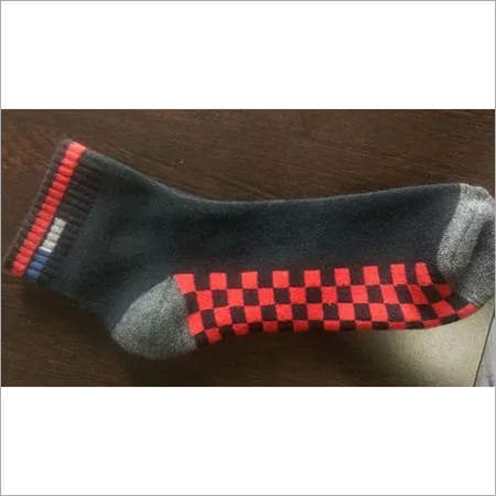 Mens Stripe Cotton Ankle Socks