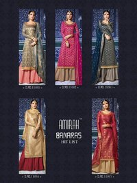 Designer Banarasi Jacquard Suits