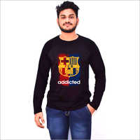Black Men Designer T-shirt