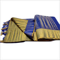 Ladies Handloom Ikkat Saree - Pure Cotton Multicolored Ikkat Weave, Handwoven Design With Blouse Piece | Casual & Office Wear, Vibrant Colors, Shrink Resistant