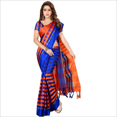 Multi Color Ladies Printed Chiffon Saree