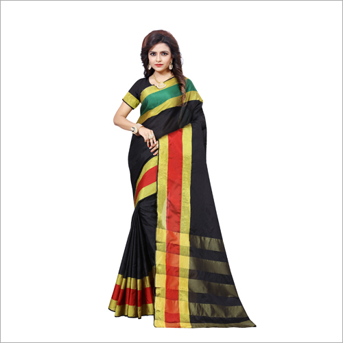 Multi Color Designer Cotton Silk Sarees