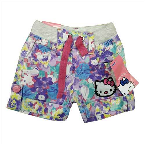 Girls Cotton Short Pant
