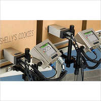 Carton Batch Coding Machine - New Model 10-20 Width, 10-50 Power | Air Cooling, Silver And Black Design