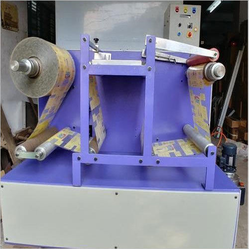 Purple And White Packing Film Winding Machine