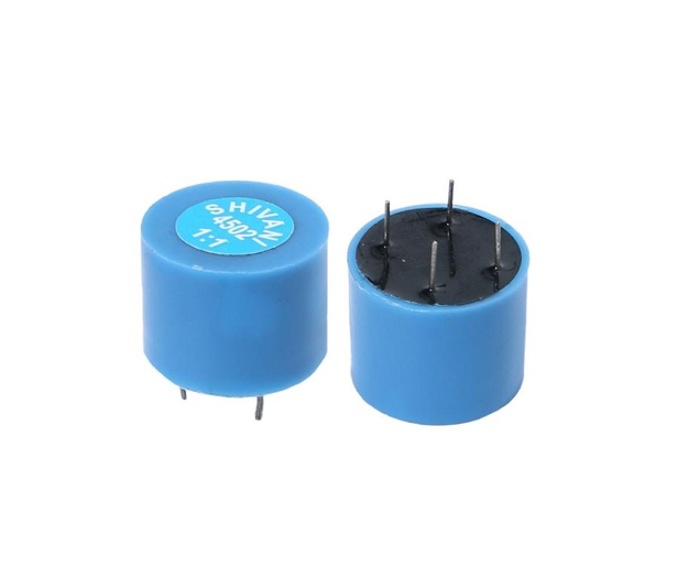 Pulse Transformer 4502 - Copper Core, 25x25x20mm | 50-60Hz Frequency, 4-Leg Shielded Design for Thyristor and IGBT Drivers