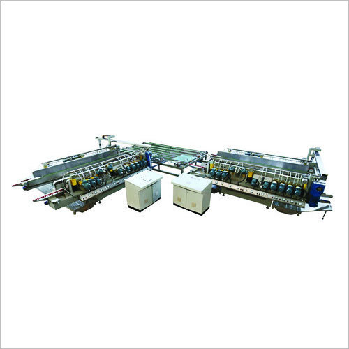 L Type Straight Line Glass Double Edging Machine