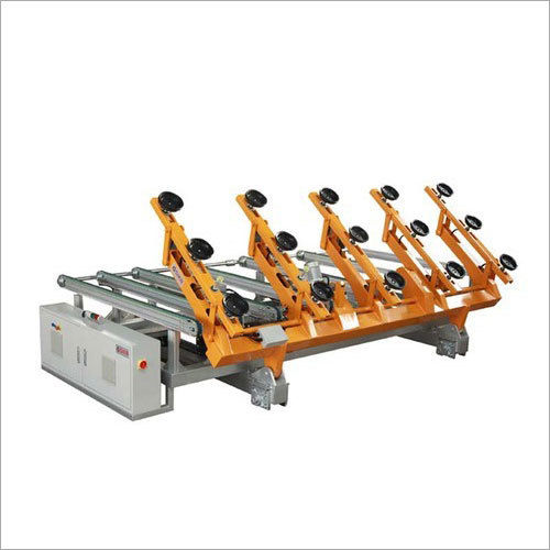 Yellow And Gray Glass Loaders For Double Edger & Washing