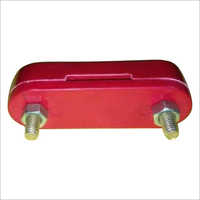 25x3 Mm Dc Tape Clip - Dmc Material, 25x3 Mm Dimensions, Red Color | High Corrosion Resistance, Uv Resistant, Durable Design