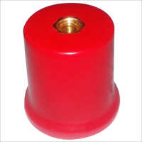 Conical Busbar Support - Fabricated From Assured Grade Raw Materials, 30 Mm Height, Red Color | Rated Voltage 600 To 650 Volt, Durable With Chemical Resistance