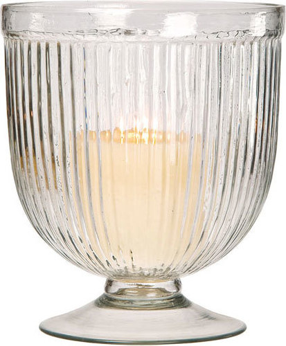 Big Glass Hurricane Candle Holder for home decoration